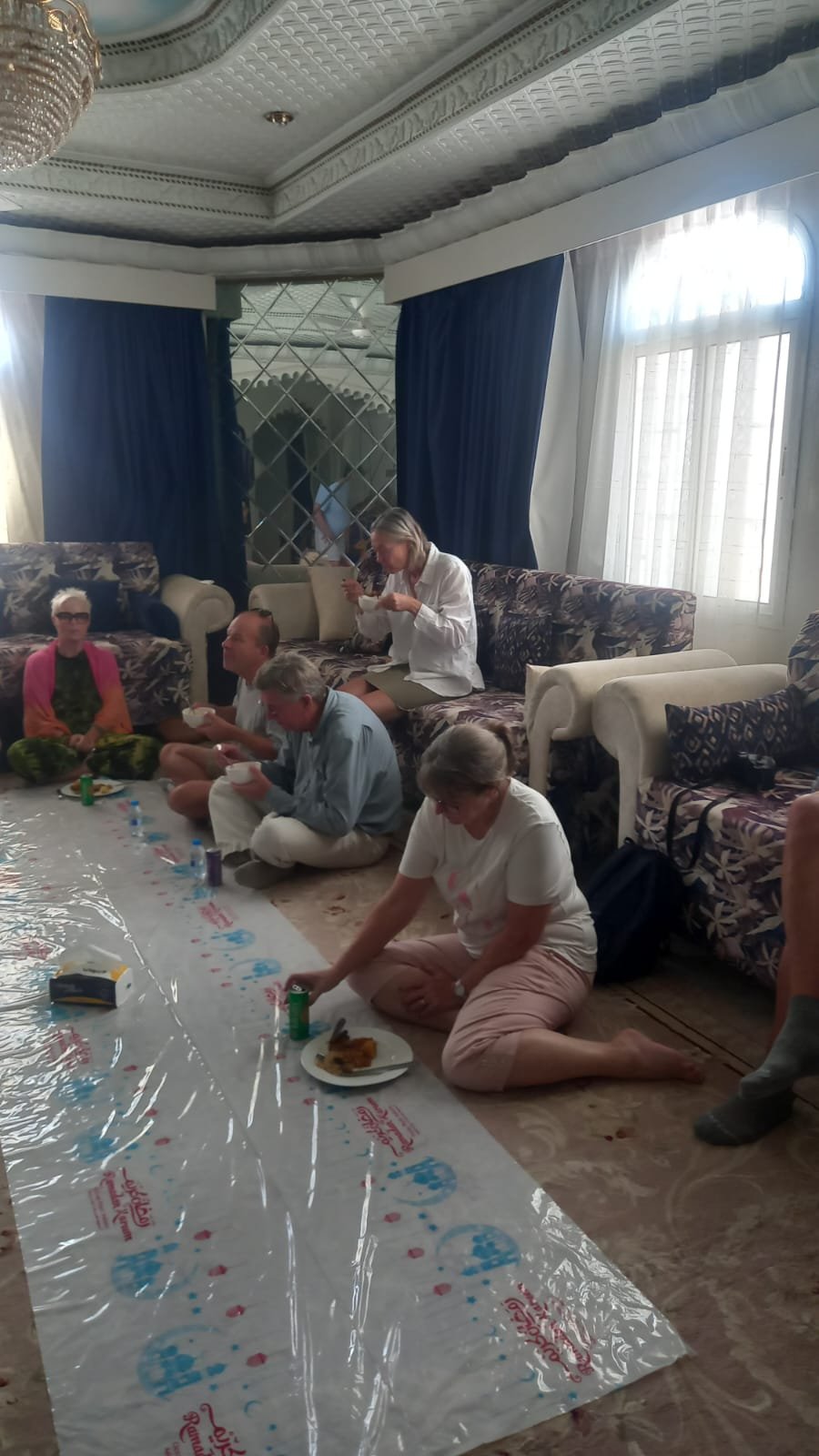 Lunch with Omani family